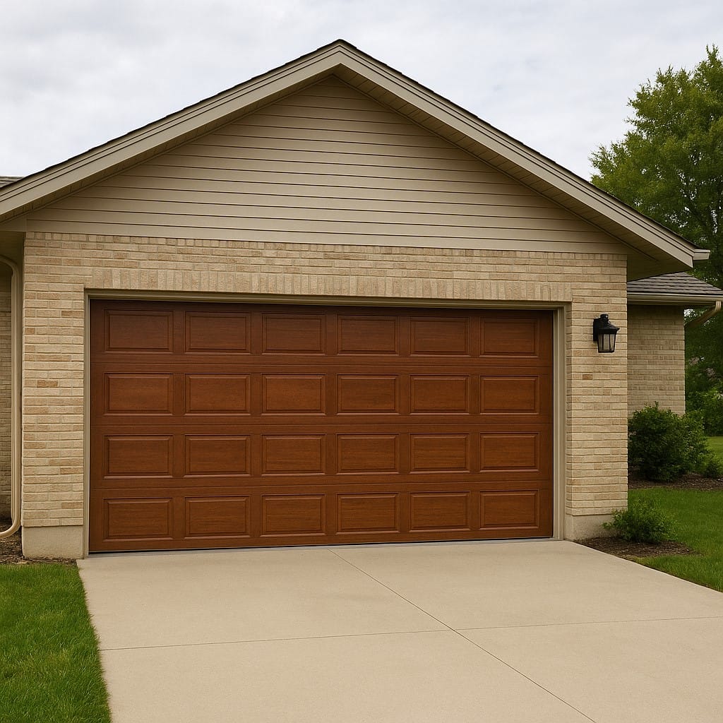 Solar-Reflective Garage Doors: Worth It When Replacing Garage Door in Texas? 3 Wood-Look Insulated Steel Doors - replacing garage door