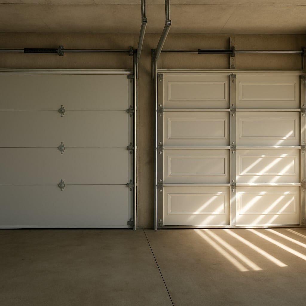 Choosing the Best Insulated Garage Door for Central Texas Heat 3 insulated garage doors vs non insulated