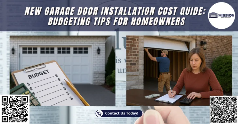Crafting the Perfect Garage Door: Material Selection in Mission, TX 10 New Garage Door Installation Cost Guide: Budgeting Tips for Homeowners - Mission Garage Door Pros