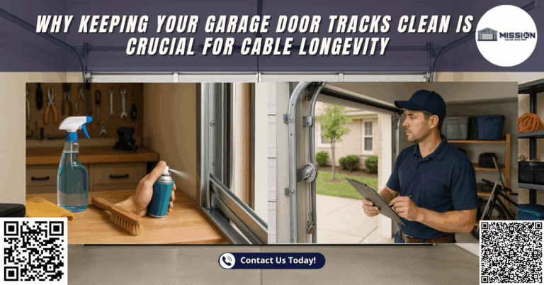 Crafting the Perfect Garage Door: Material Selection in Mission, TX 5 Why Keeping Your Garage Door Tracks Clean Is Crucial for Cable Longevity - Mission Garage Door Pros