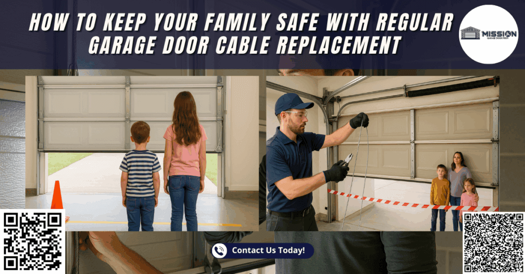 How to Keep Your Family Safe with Regular Garage Door Cable Replacement 1 How to Keep Your Family Safe with Regular Garage Door Cable Replacement - Mission Garage Door Pros