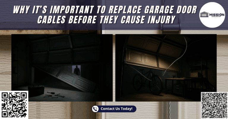 Crafting the Perfect Garage Door: Material Selection in Mission, TX 2 Why It’s Important to Replace Garage Door Cables Before They Cause Injury - Mission Garage Door Pros