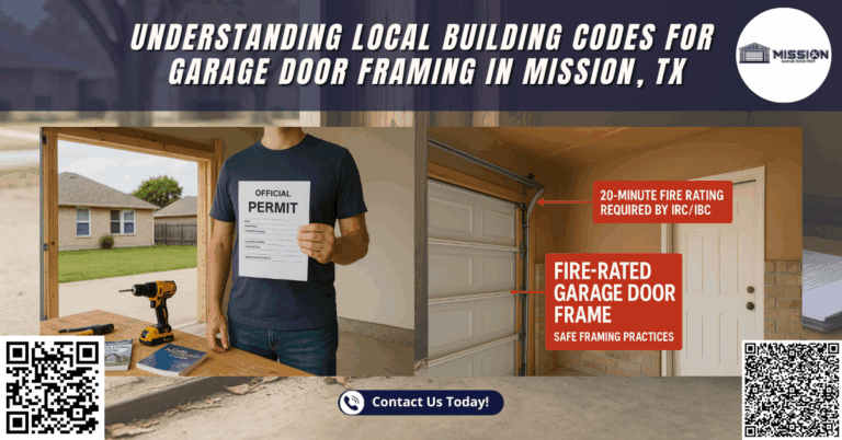 Crafting the Perfect Garage Door: Material Selection in Mission, TX 3 Understanding Local Building Codes for Garage Door Framing in Mission, TX - Mission Garage Door Pros