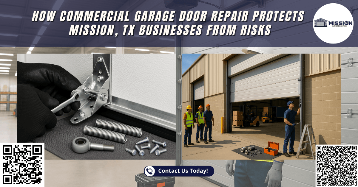 Tips & Guides 2 How Commercial Garage Door Repair Protects Mission, TX Businesses From Risks - Mission Garage Door Pros