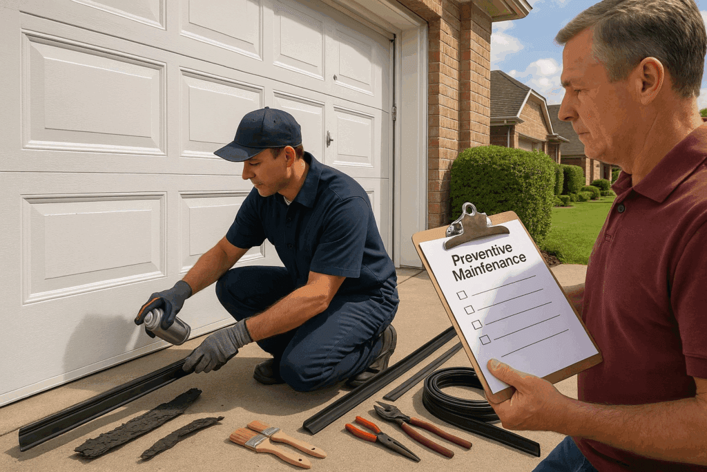 Garage Door Weather Stripping Solutions for Mission’s Hot Climate 3 image 1
