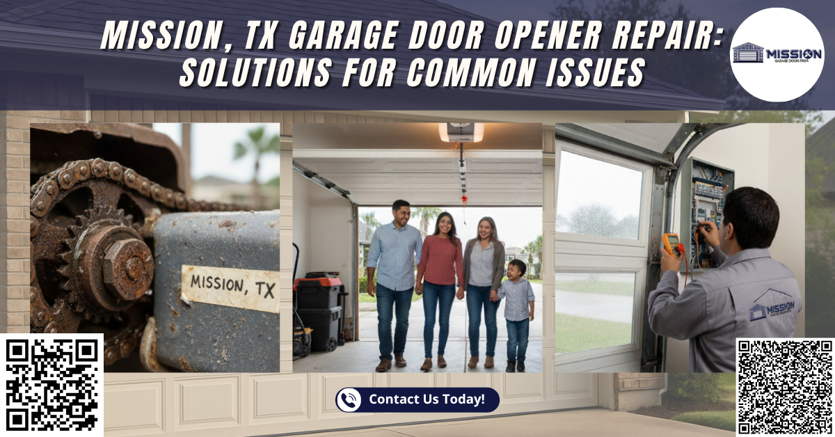 Mission, TX Garage Door Opener Repair: Solutions for Common Issues - Mission Garage Door Pros